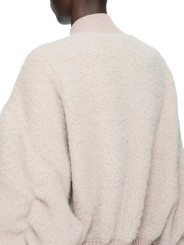 Bombers alpaga rose Secchia Cropped Flight RP02F 5702 WPA 23 Rick Owens Femme boutique Strasbourg vêtement shop online store bac