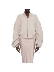 Bombers alpaga rose Secchia Cropped Flight RP02F 5702 WPA 23 Rick Owens Femme boutique Strasbourg vêtement shop online store loo