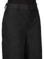 BERMUDA CUIR NOIR WORK SHORT RP02F 5322 LBS 09 RICK OWENS FEMME Strasbourg d1