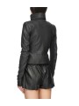 Blouson cuir noir Classic Byker agneau plongé RP02F 5708 LBK 09 Rick Owens Femme vêtement boutique Store shop online r