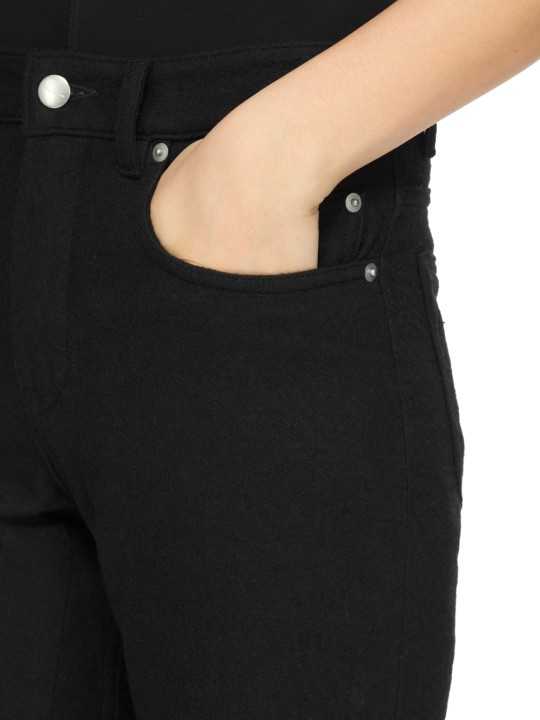 JEANS NOIR FLANELLE VDD PANTS RP02F 5326 FLM 09 RICK OWENS FEMME vêtement Strasbourg boutique store shoponline zo1