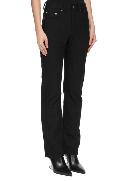 JEANS NOIR FLANELLE VDD PANTS RP02F 5326 FLM 09 RICK OWENS FEMME vêtement Strasbourg boutique store shoponline prof