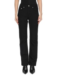 JEANS NOIR FLANELLE VDD PANTS RP02F 5326 FLM 09 RICK OWENS FEMME vêtement Strasbourg boutique store shoponline dvt