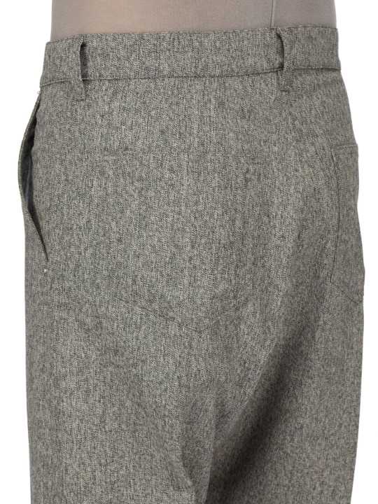 Pantalon chiné noir vert clair Joris Pants RU02F 4348 WBI 79 Rick Owens Homme boutique Strasbourg vêtement shop online store ddo