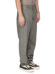 Pantalon chiné noir vert clair Joris Pants RU02F 4348 WBI 79 Rick Owens Homme boutique Strasbourg vêtement shop online store pro
