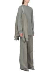 Blouson cuir Dark Pearl Heizer Flight poches plaquées RU02F 4779 LBS 48 Rick Owens homme boutique Strasbourg é