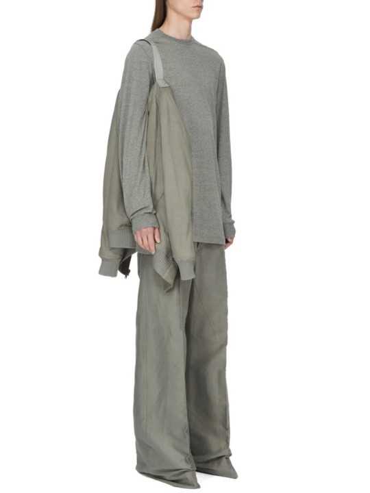 Blouson cuir Dark Pearl Heizer Flight poches plaquées RU02F 4779 LBS 48 Rick Owens homme boutique Strasbourg é