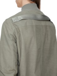 Blouson cuir Dark Pearl Heizer Flight poches plaquées RU02F 4779 LBS 48 Rick Owens homme boutique Strasbourg s