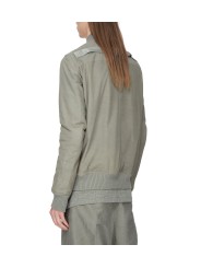 Blouson cuir Dark Pearl Heizer Flight poches plaquées RU02F 4779 LBS 48 Rick Owens homme boutique Strasbourg b