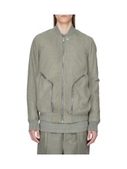 Blouson cuir Dark Pearl Heizer Flight poches plaquées RU02F 4779 LBS 48 Rick Owens homme boutique Strasbourg d