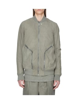 Blouson cuir Dark Pearl Heizer Flight poches plaquées RU02F 4779 LBS 48 Rick Owens homme boutique Strasbourg d