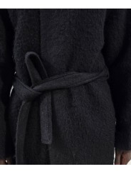 MANTEAU NOIR CAPUCHE ALPAGA TOWER COAT RU02F 4987 WPA 09 RICK OWENS HOMME