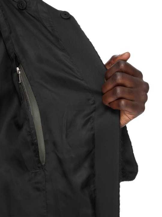 MANTEAU NOIR CAPUCHE ALPAGA TOWER COAT RU02F 4987 WPA 09 RICK OWENS HOMME boutique Strasbourg shop vêtement 7