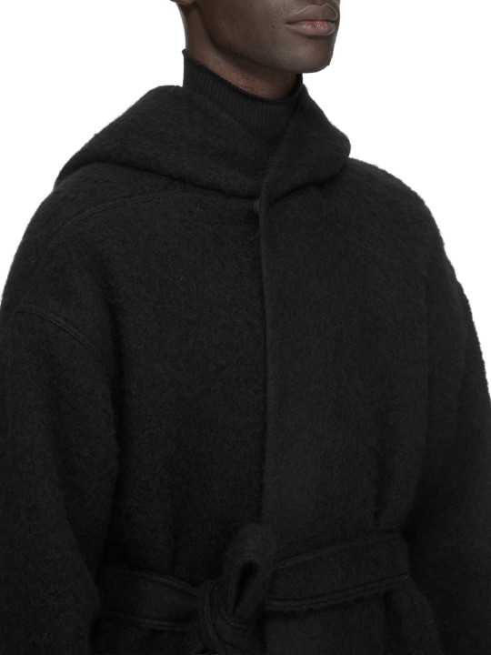 MANTEAU NOIR CAPUCHE ALPAGA TOWER COAT RU02F 4987 WPA 09 RICK OWENS HOMME boutique Strasbourg shop vêtement 6