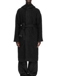 MANTEAU NOIR CAPUCHE ALPAGA TOWER COAT RU02F 4987 WPA 09 RICK OWENS HOMME boutique Strasbourg shop vêtement 1