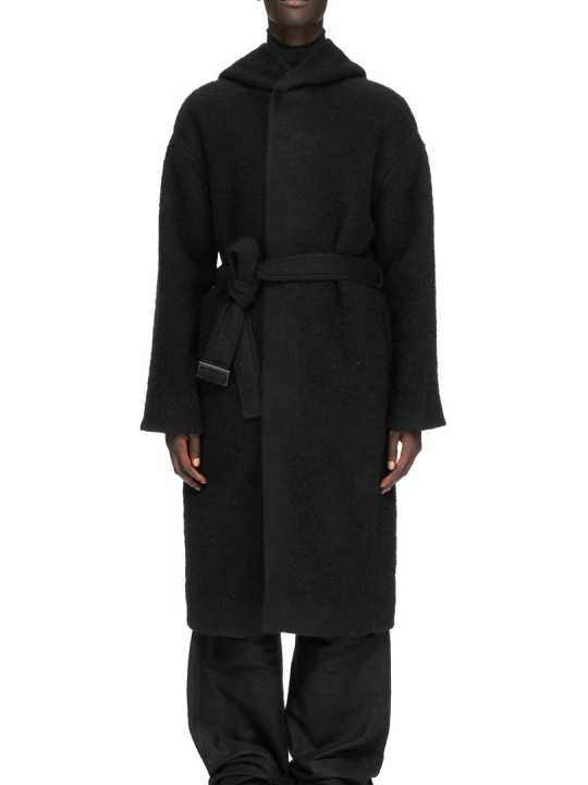 MANTEAU NOIR CAPUCHE ALPAGA TOWER COAT RU02F 4987 WPA 09 RICK OWENS HOMME boutique Strasbourg shop vêtement 1