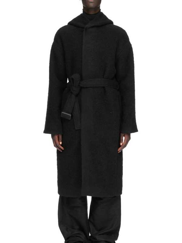 MANTEAU NOIR CAPUCHE ALPAGA TOWER COAT RU02F 4987 WPA 09 RICK OWENS HOMME boutique Strasbourg shop vêtement 1