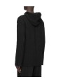 PULL HOODIES NOIR CACHEMIRE FEUTRE HOODED PULLOVER RU02F 4623 KWSSE 09 RICK OWENS homme boutique Strasbourg vêtement shop back