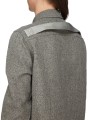 CHEMISE CHINEE NOIR VERT CLAIR OUTERSHIRT RU02F 4236 WBI 79 RICK OWENS HOMME sangle