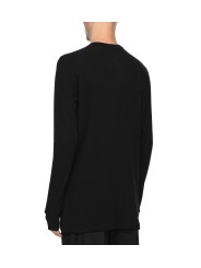 TSHIRT LEVEL S JERSEY EPAIS NOIR RU02F 4266 JDC 09 RICK OWENS HOMME Strasbourg back