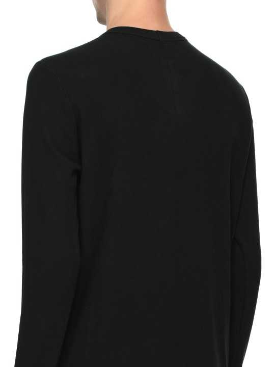 TSHIRT LEVEL S JERSEY EPAIS NOIR RU02F 4266 JDC 09 RICK OWENS HOMME Strasbourg dos