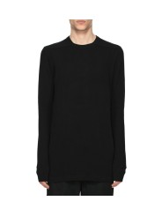 TSHIRT LEVEL S JERSEY EPAIS NOIR RU02F 4266 JDC 09 RICK OWENS HOMME Strasbourg front