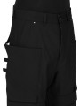 Pantalon large cargo laine grain de poudre noir Stefan Cargo Rick Owens homme RU02F 4346 WGP 09