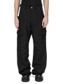 Pantalon large cargo laine grain de poudre noir Stefan Cargo Rick Owens homme RU02F 4346 WGP 09 boutique Strasbourg vêtement dvt