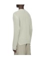 Pull grosse maille côtelée Pearl Fisherman Round Neck RU02F 4615 KWVH 08 Rick Owens homme boutique Strasbourg vêtement shop dos