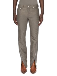 Jeans zippé Dust Vega Jeans RU02F 4394 MOR 34 Rick Owens Homme boutique Strasbourg vêtement front