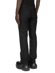Jeans noir moleskin brossé Kurdt RU02F 4399 MOR 09 Rick Owens Homme boutique Strasbourg shop vêtement dos