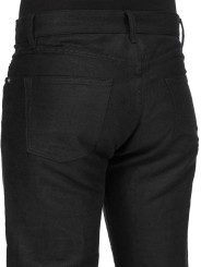 Jeans noir moleskin brossé Kurdt RU02F 4399 MOR 09 Rick Owens Homme boutique Strasbourg shop vêtement arr