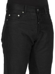 Jeans noir moleskin brossé Kurdt RU02F 4399 MOR 09 Rick Owens Homme boutique Strasbourg shop vêtement dét
