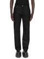 Jeans noir moleskin brossé Kurdt RU02F 4399 MOR 09 Rick Owens Homme boutique Strasbourg shop vêtement front
