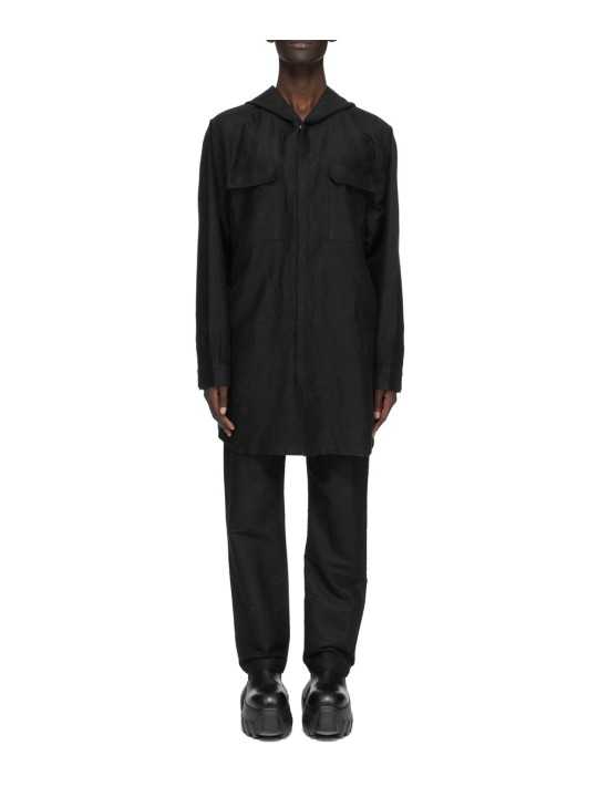 Jeans noir moleskin brossé Kurdt RU02F 4399 MOR 09 Rick Owens Homme boutique Strasbourg shop vêtement look