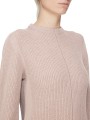 PULL GROSSE MAILLE COTELE ROSE FISHERMAN ROUND NECK RP02F 5647 KWVH 23 RICK OWENS FEMME BOUTIQUE vêtement face