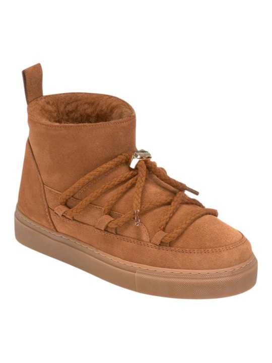 Boots medium Camel Classic Low Brown Inuikii femme 001-0092-150 boutique Strasbourg shoes mode style shop prof