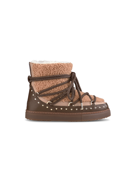 Boots sable choco cuir shirling Curly Rock Sand Inuikii femme 003-0072-251 boutique Strasbourg baskets shoes mode shop style