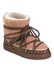 Boots sable choco cuir shirling Curly Rock Sand Inuikii femme 003-0072-251 boutique Strasbourg baskets shoes mode shop profil