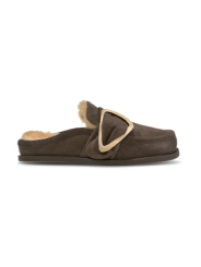 Mules fourrées choco écru Shearling Mule Soft Inuikii femme 003-0041-152 boutique Strasbourg shop shoes mode