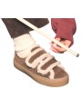 Baskets fourrées choco Shearling Low Velcro Dark Brown Inuikii femme 001-0231-152 boutique Strasbourg mode shoes sneakers 4