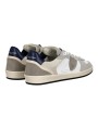 SNEAKERS PGAL CUIR BLANC SUEDE TAUPE PGLU VD02 PHILIPPE MODEL HOMME boutique Strasbourg baskets shop store online back