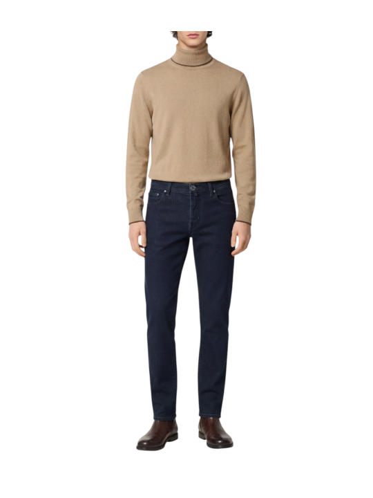 JEANS BRUT SOUPLE JACRON NAVY BARD FAST ZIP 3621 R1 JACOB COHEN HOMME Strasbourg Concept