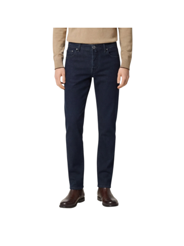 Jeans brut souple jacron navy Bard fast zip Jacob Cohen Homme 26IJUJUM-QE009057P3621R1100D boutique Strasbourg mode vêtement 1