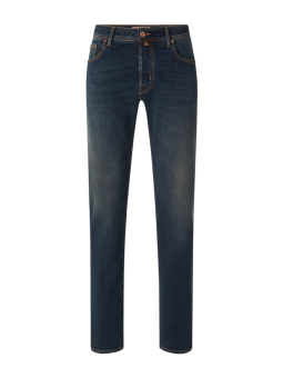 Jeans Scott denim délavé surteint beige jacron pied de coq Jacob Cohen Homme JUM-QE015 030 S3624V1 100D boutique Strasbourg mode