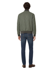 Jeans Scott denim délavé surteint beige jacron pied de coq Jacob Cohen Homme JUM-QE015 030 S3624V1 100D boutique Strasbourg mode
