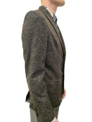 Veste jersey chevron fondu choco laine poly Ungaro Homme U2086J G5727 60 boutique Strasbourg mode vêtement shop concept store p