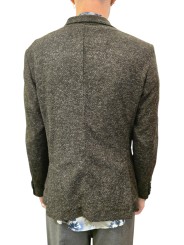 Veste jersey chevron fondu choco laine poly Ungaro Homme U2086J G5727 60 boutique Strasbourg mode vêtement shop concept store d