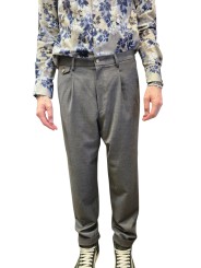 Pantalon flanelle brun 1 poche rabat Cedrik Baldessarini Homme B0 19125 1223 8310 boutique Strasbourg mode vêtement shop f