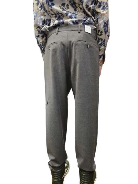 Pantalon flanelle brun 1 poche rabat Cedrik Baldessarini Homme B0 19125 1223 8310 boutique Strasbourg mode vêtement shop d